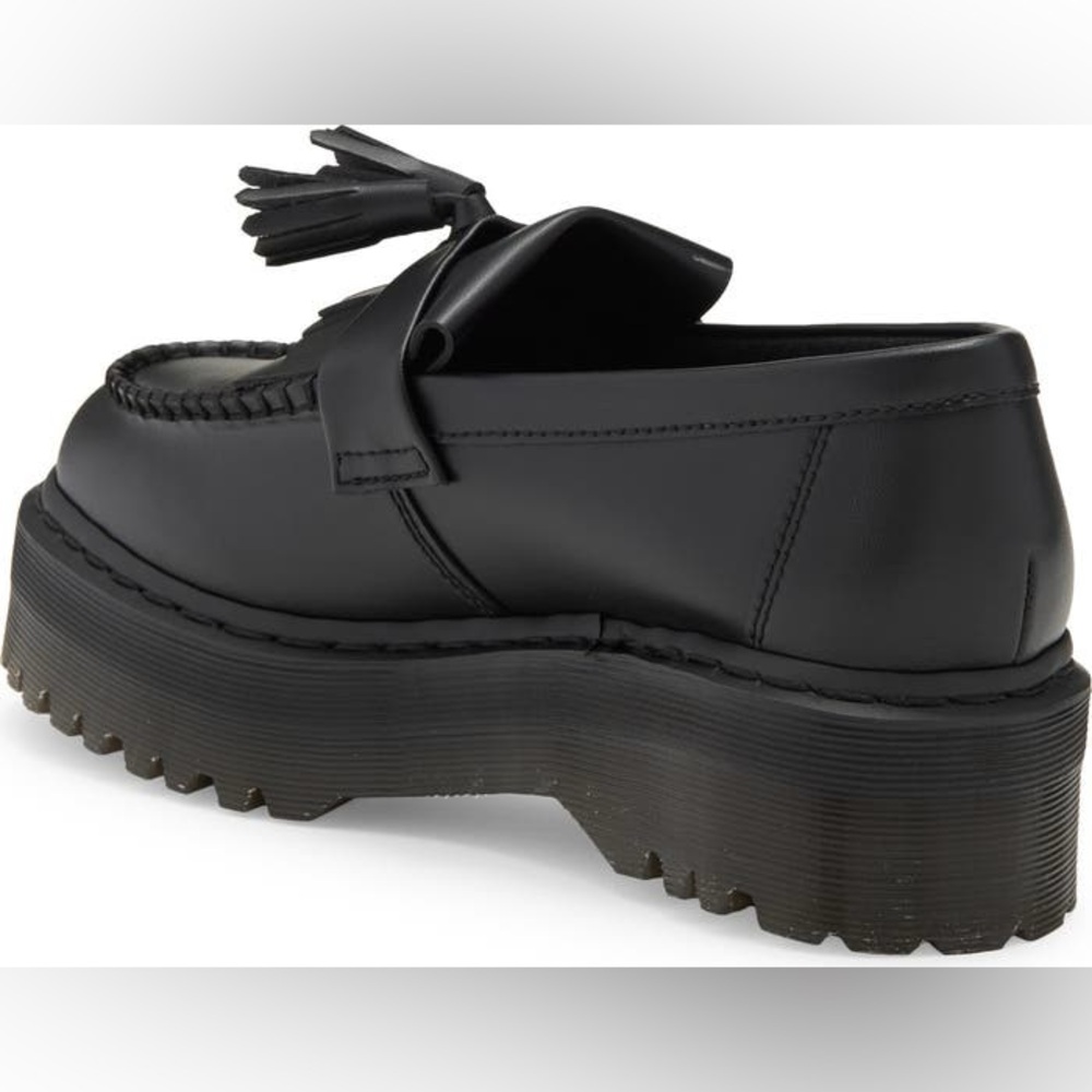 NWOB Dr. Martin Black Adrian Quad Tassel Loafer Size: 8 - Picture 2 of 6